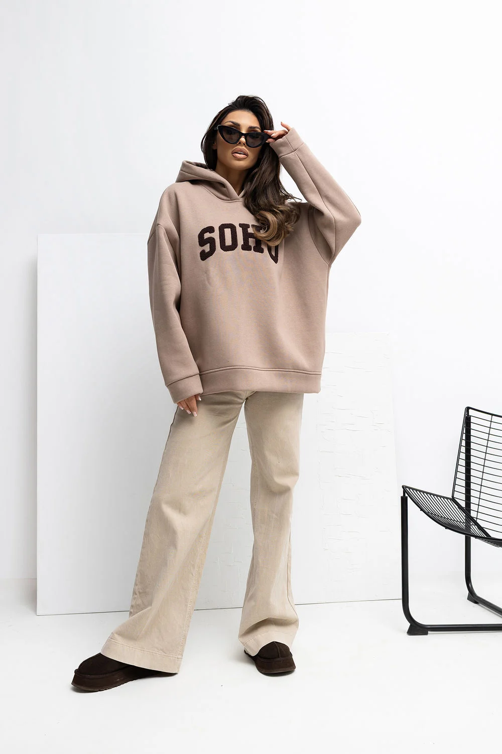 Sweatshirt beige – Image 2