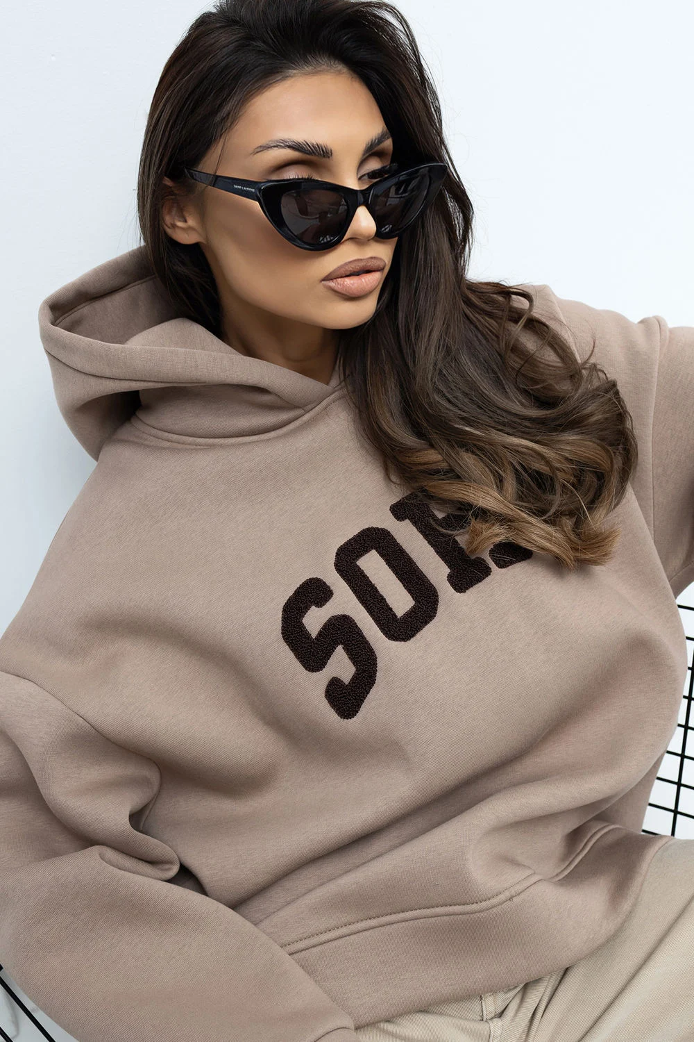 Sweatshirt beige – Image 4