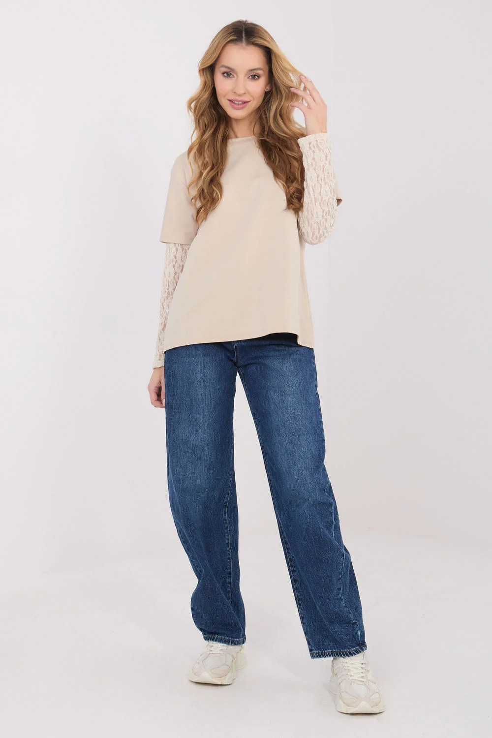 Chemisier beige