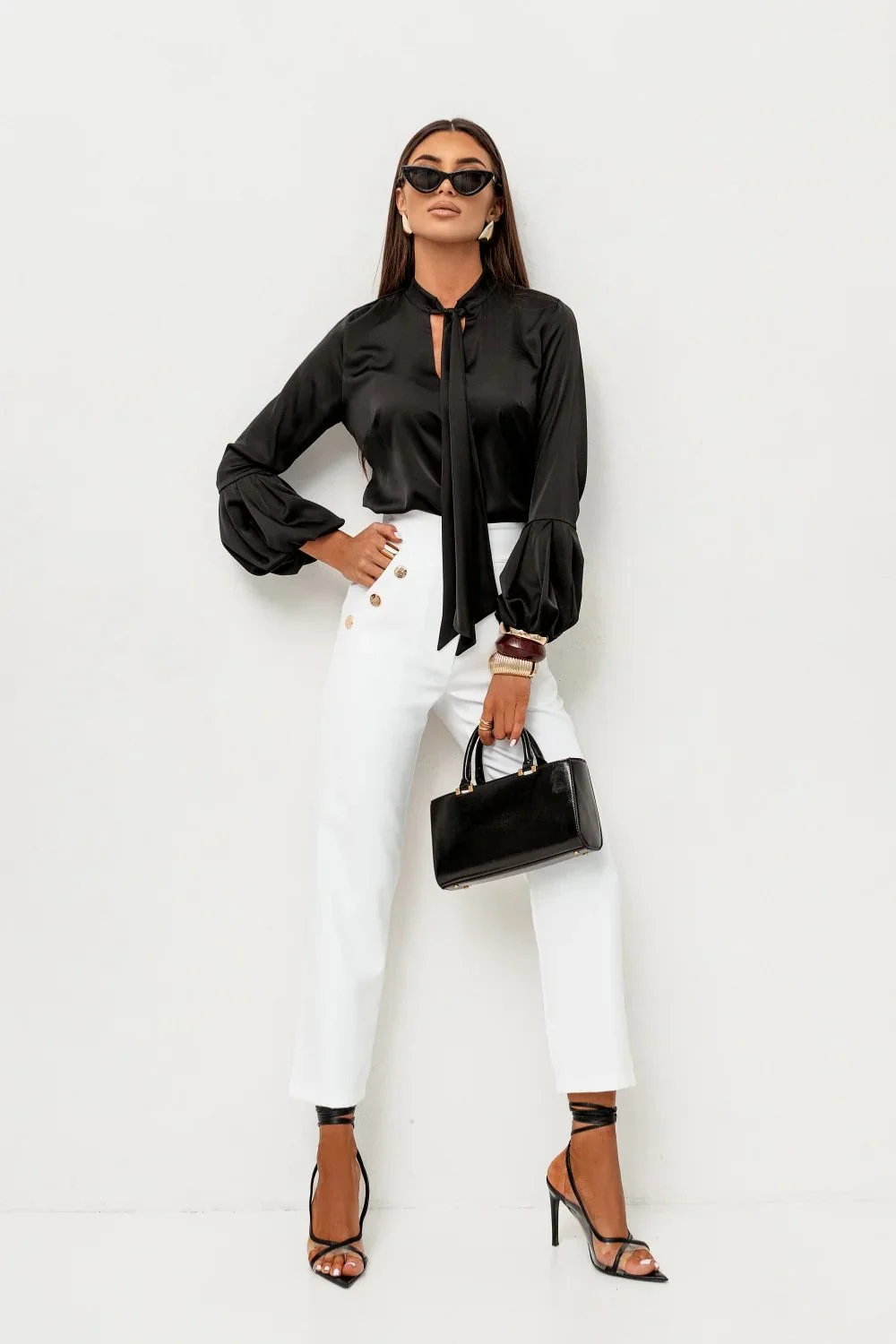 Chemise manche longue noire – Image 2