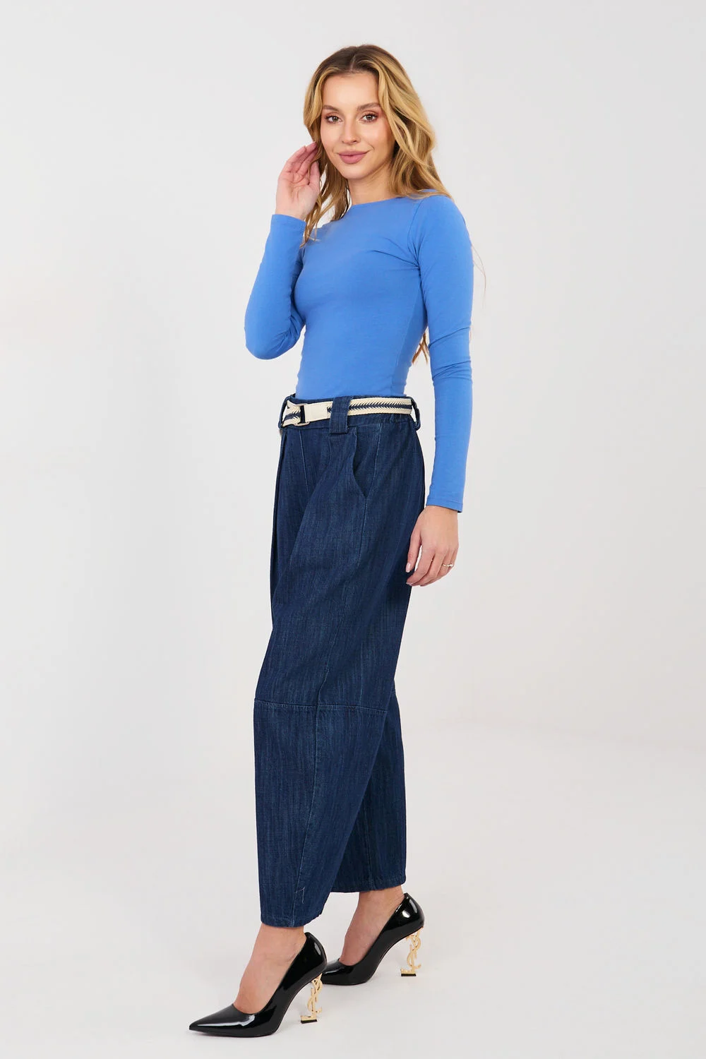 Jean bleu marine – Image 2