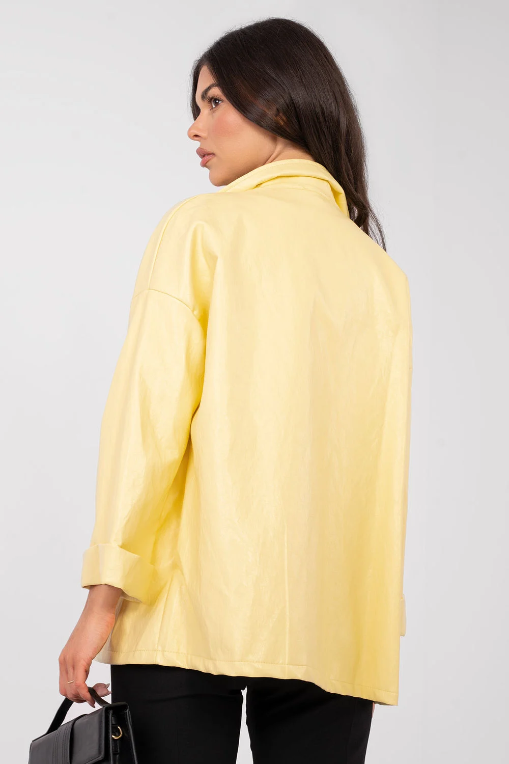 Rue Paris Veste en simili cuir jaune
