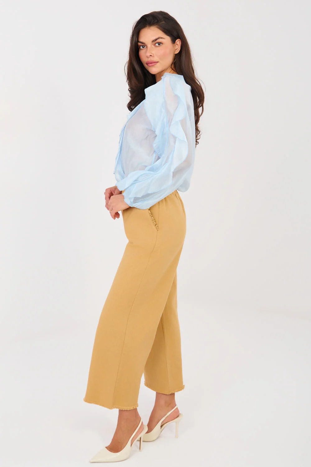 Pantalon femme brun – Image 2