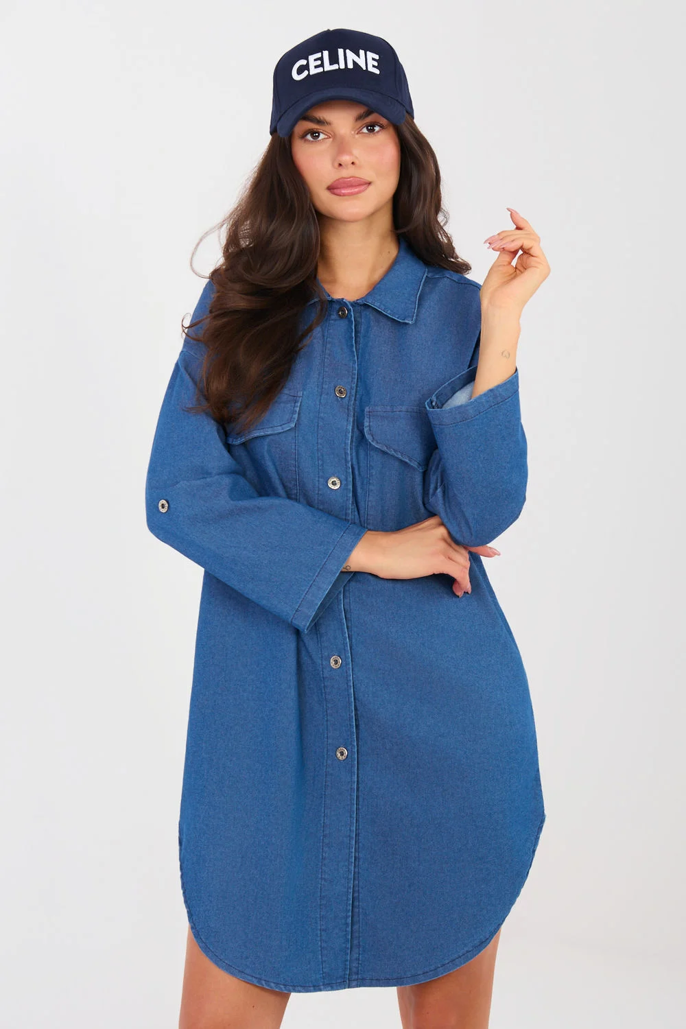Robe de jour bleue