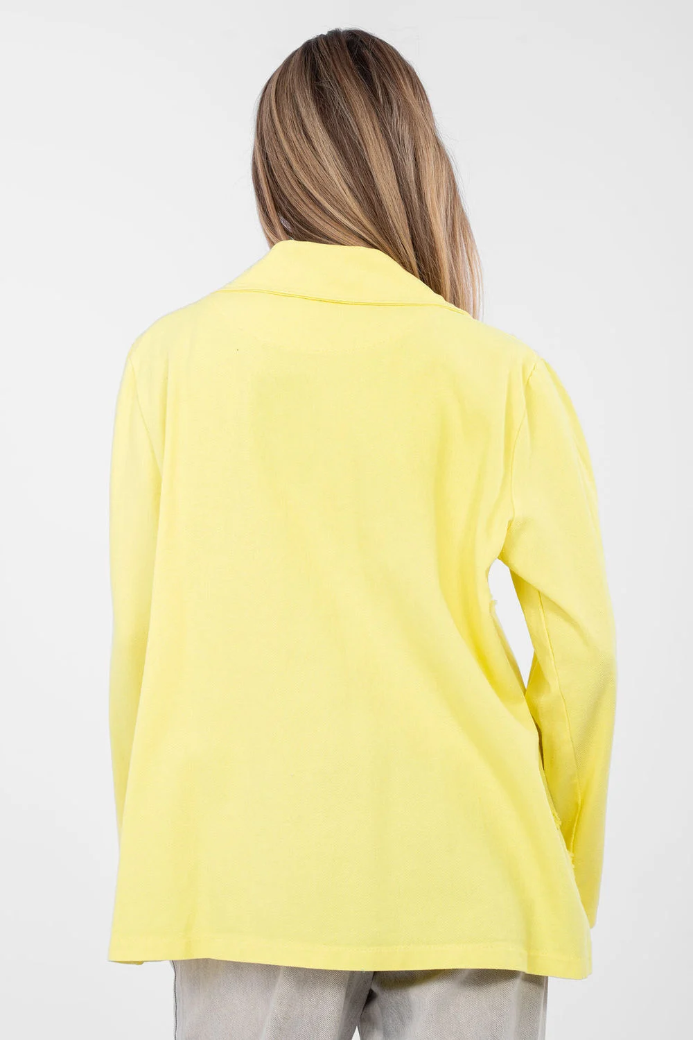 Veste jaune à broderie – Image 3