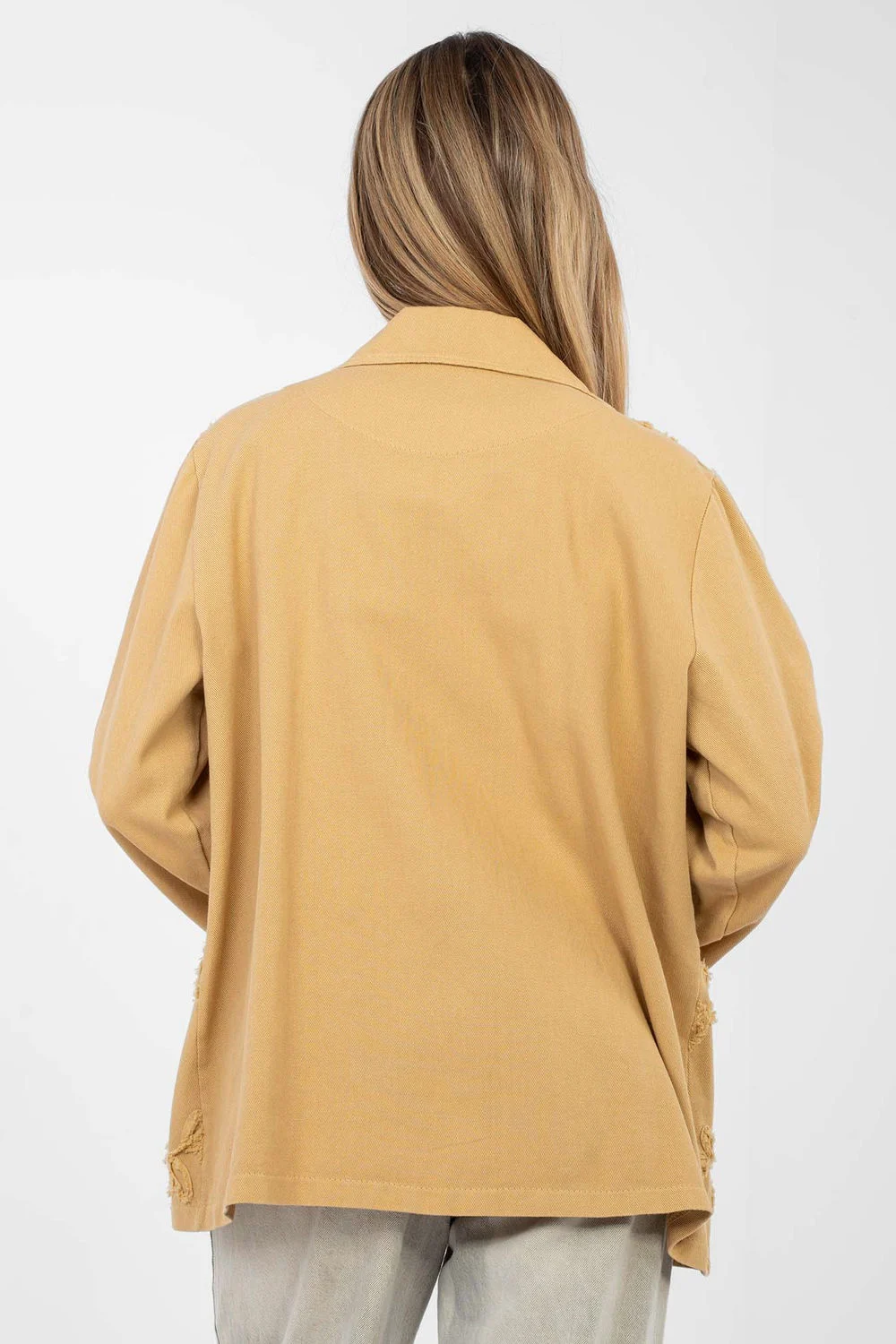 Veste brune à broderie – Image 3