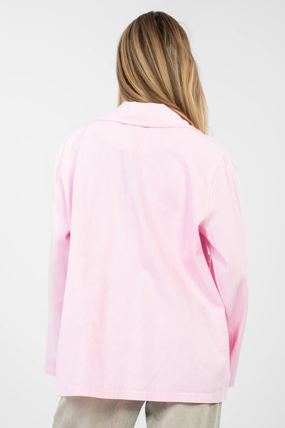 Veste rose à broderie – Image 3