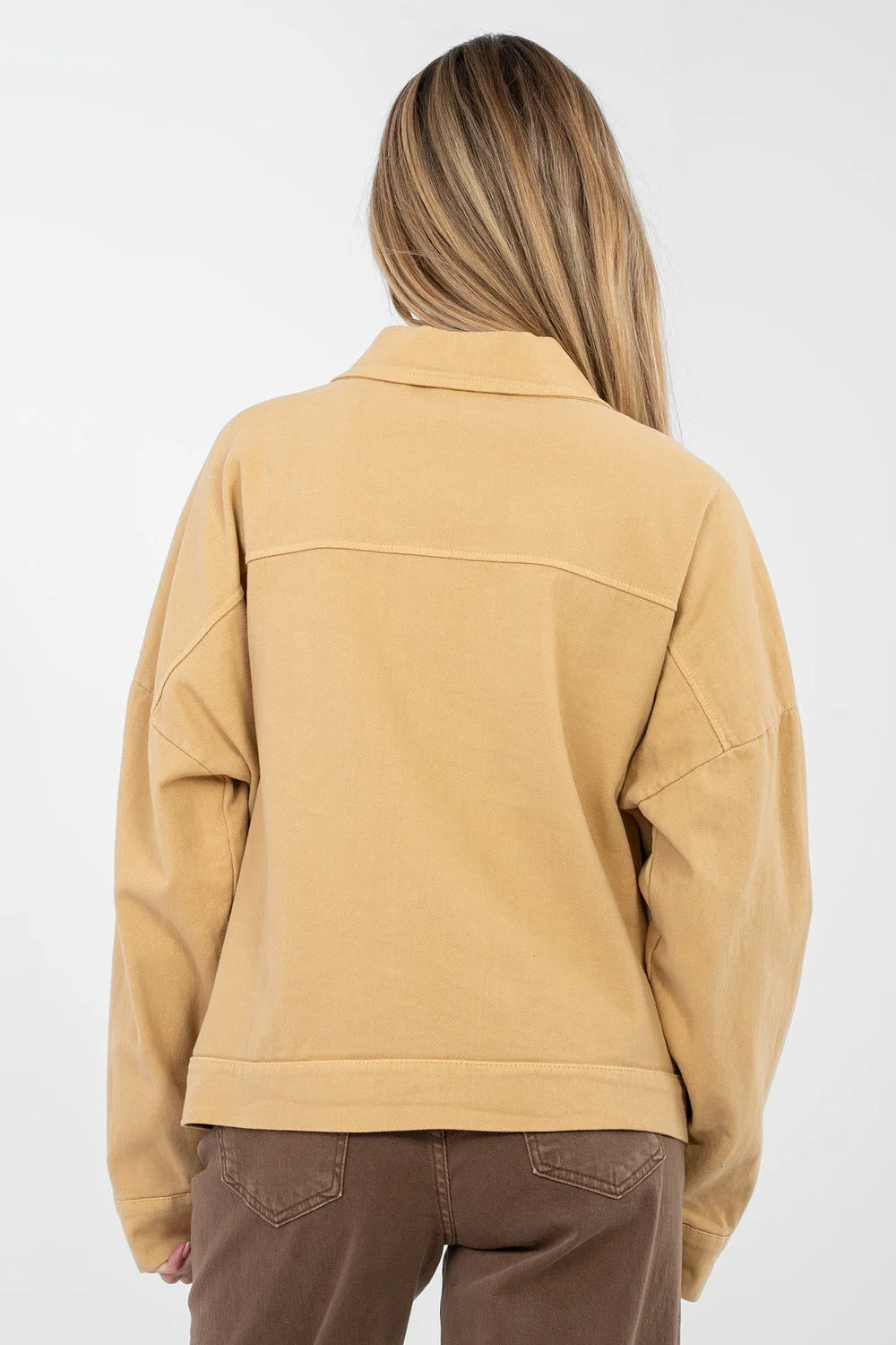 Veste en jean brun – Image 3