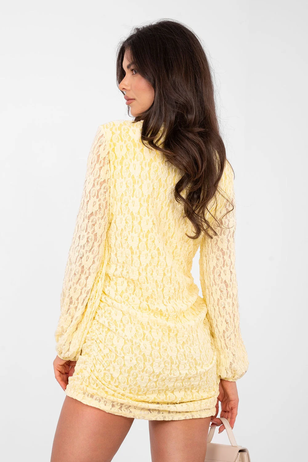 Robe courte jaune – Image 3