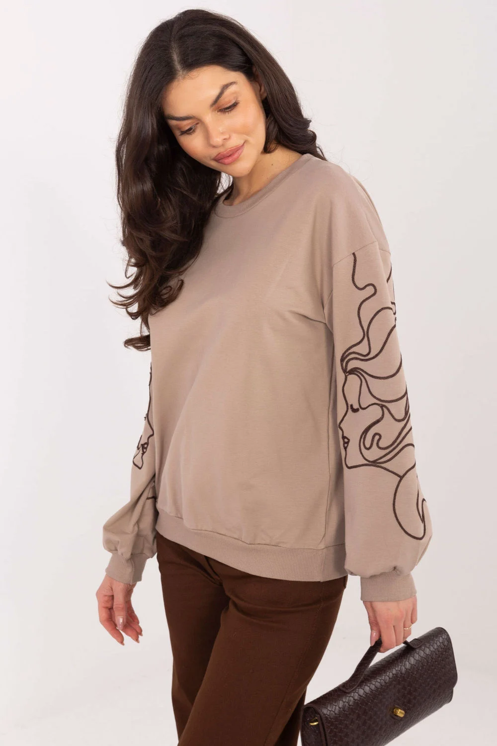 Sweatshirt beige