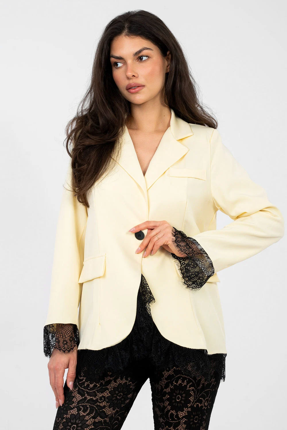 Italy Moda Veste jaune