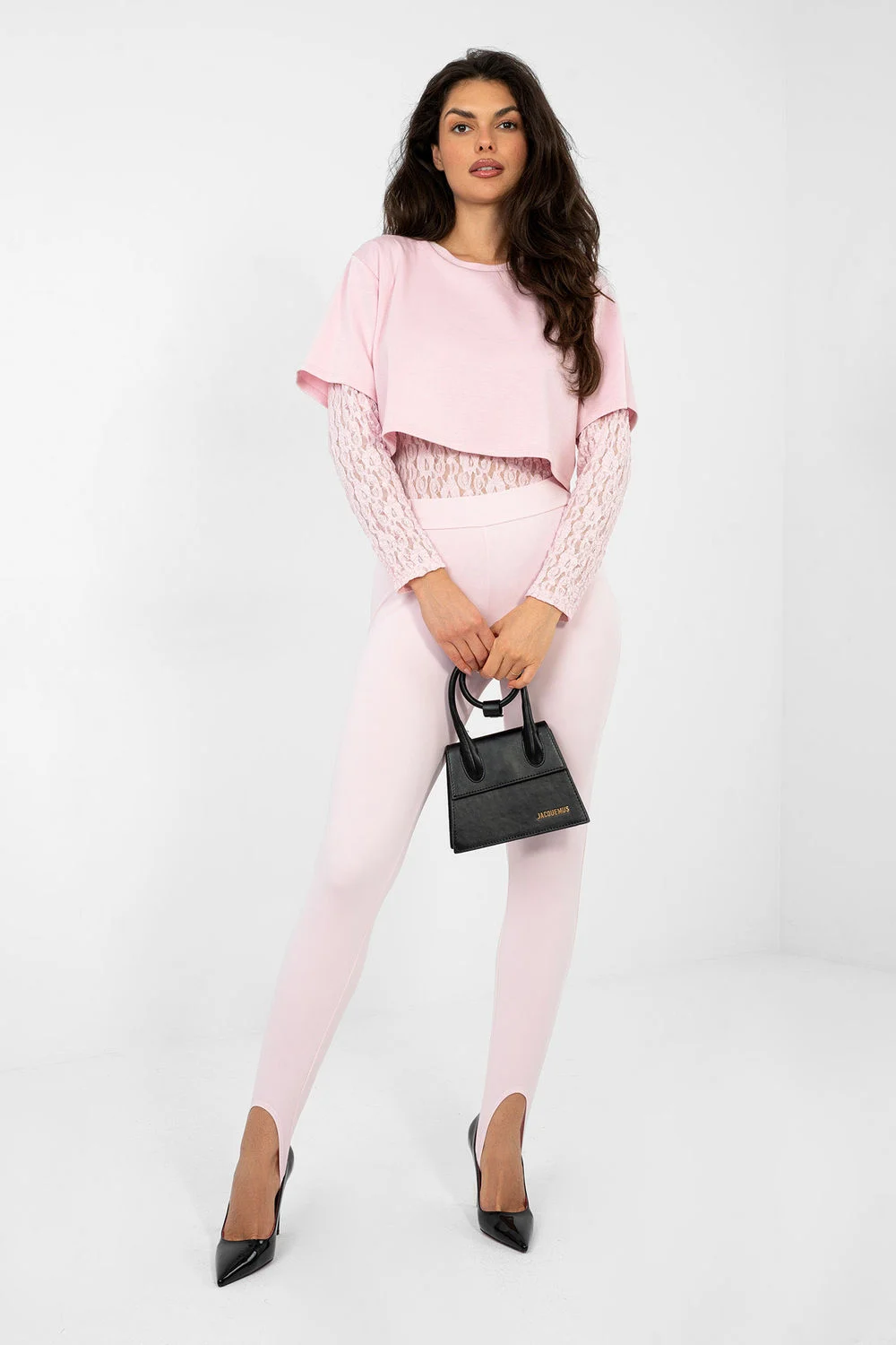 Legging long rose