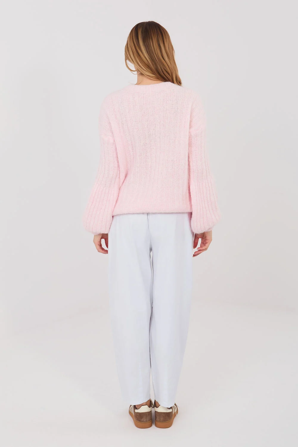 Pantalon femme blanc – Image 3