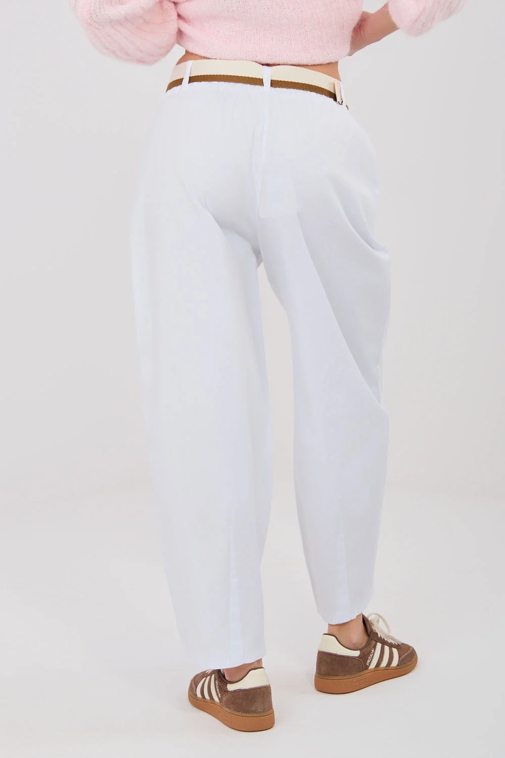 Pantalon femme blanc – Image 4