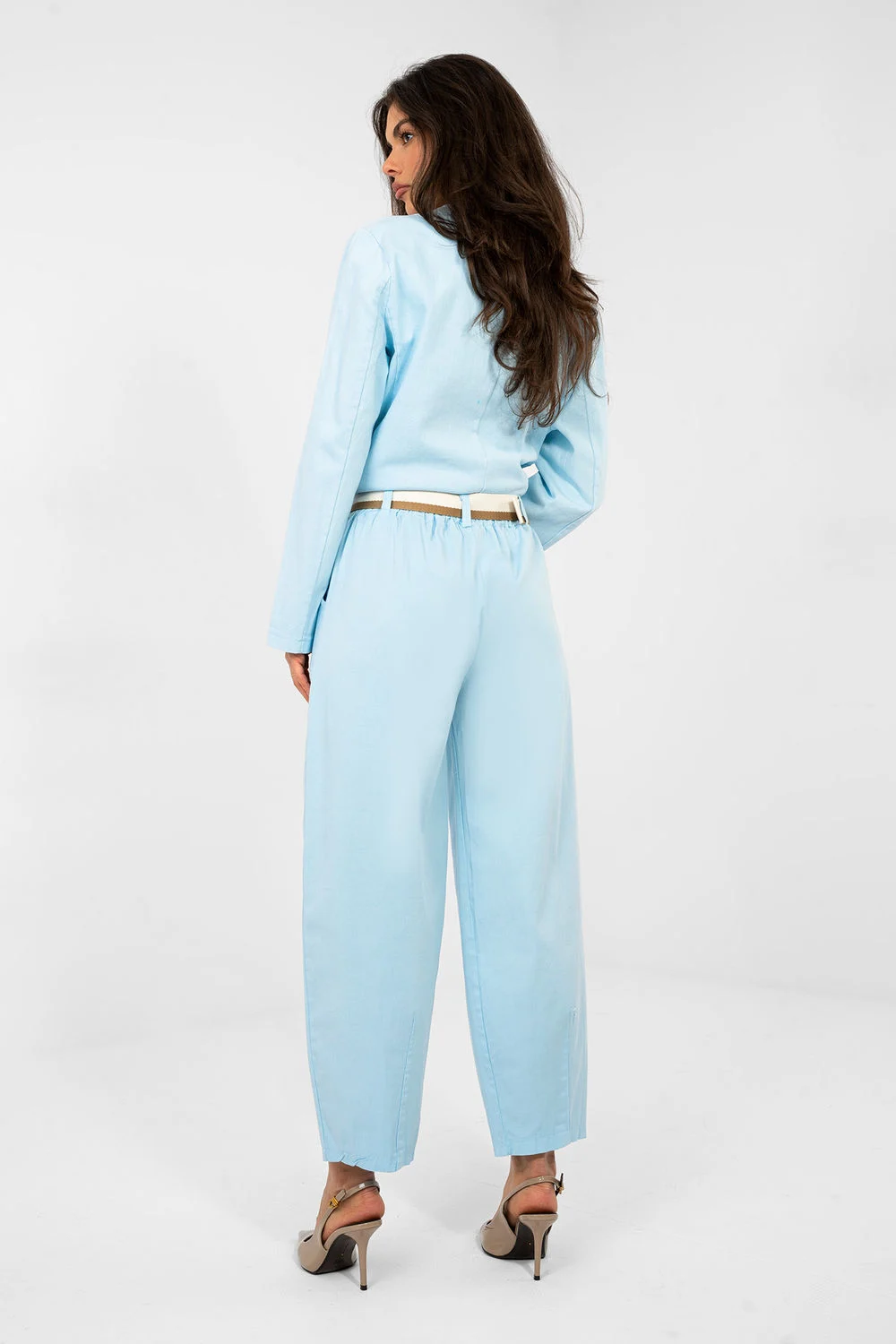 Pantalon femme bleu – Image 3