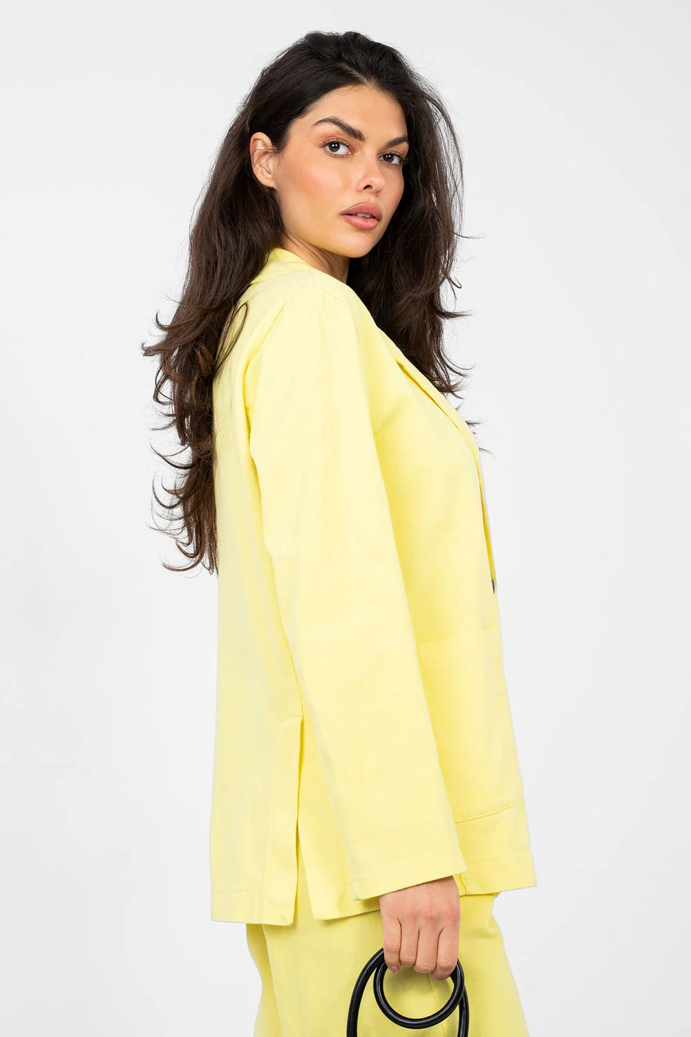 Veste de tailleur jaune – Image 2