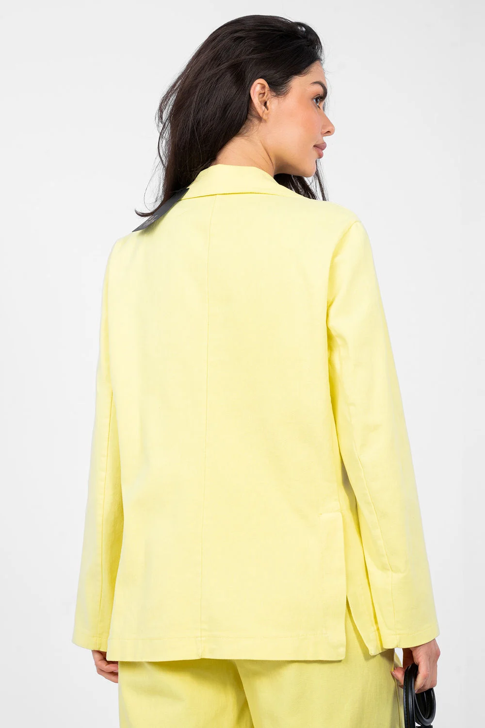 Veste de tailleur jaune – Image 3