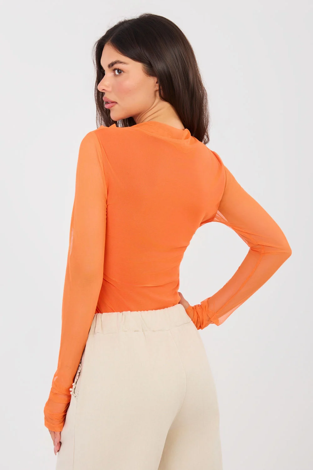Chemisier orange – Image 3