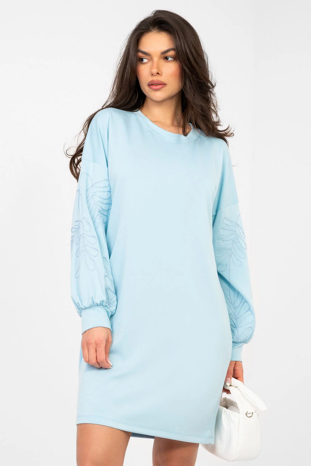 Robe de jour bleue
