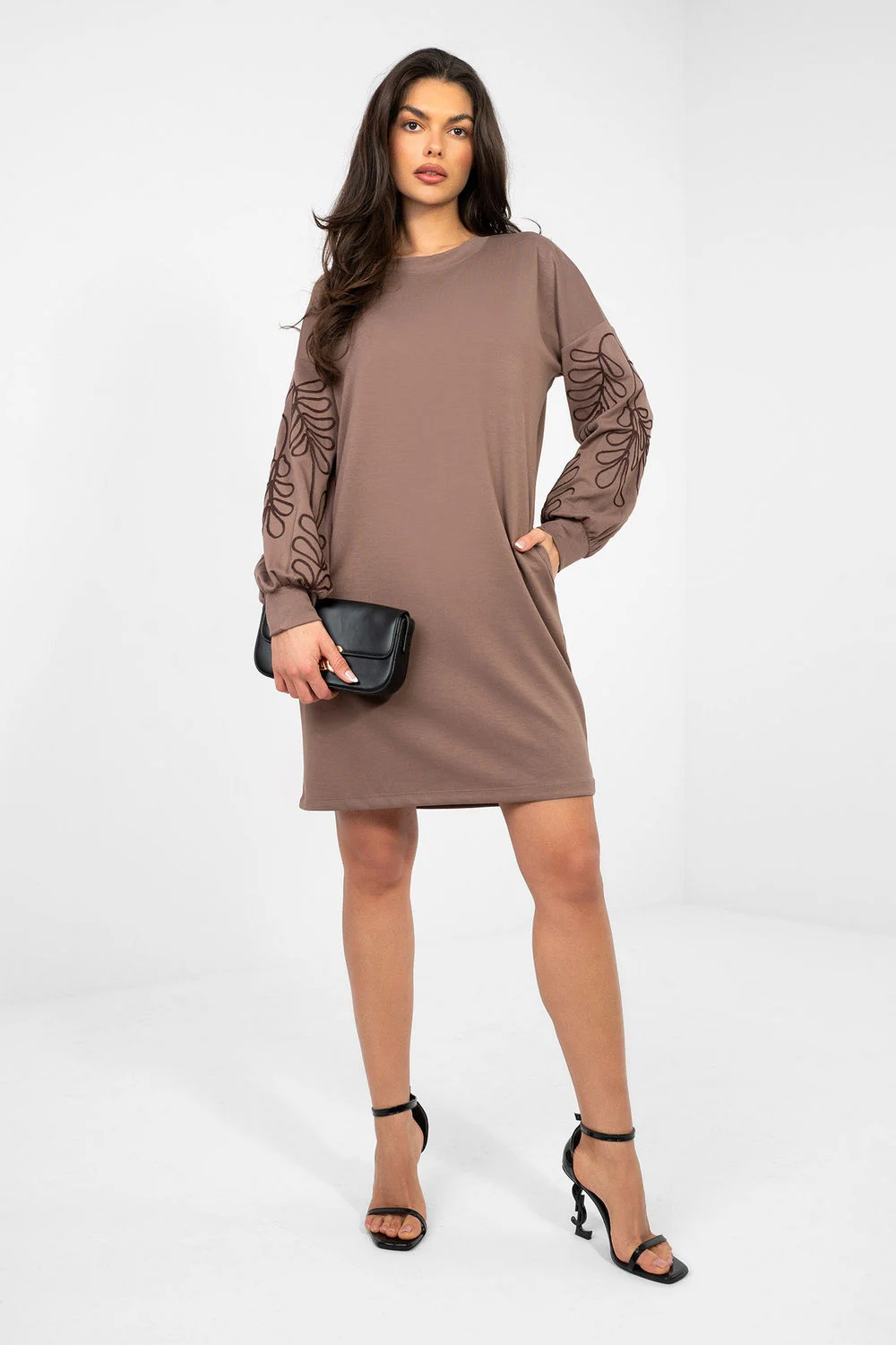 Robe de jour beige