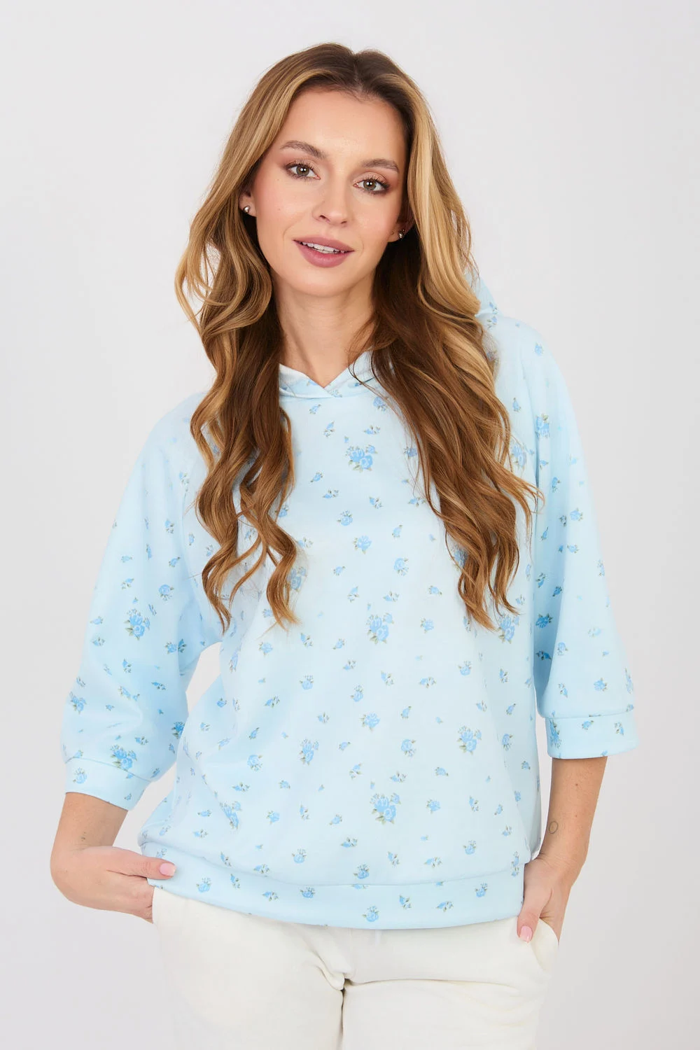 Sweatshirt bleu