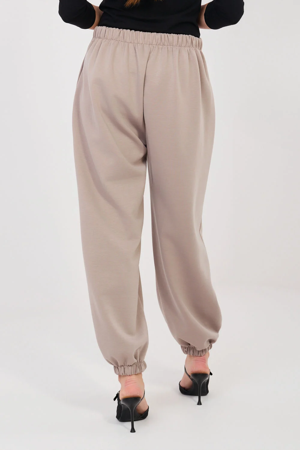 Italy Moda Jogging beige à plis