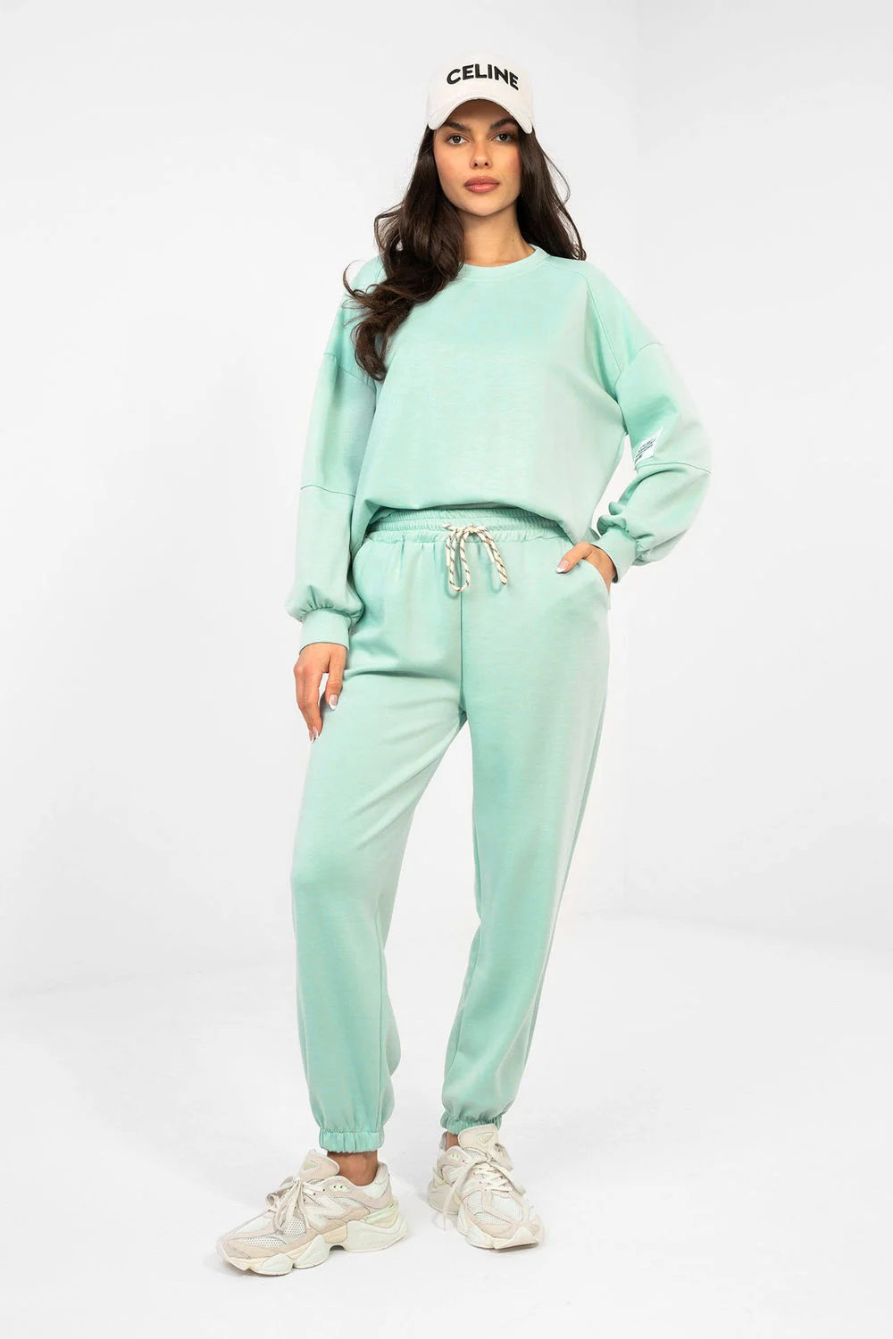 Italy Moda Ensemble sweat vert