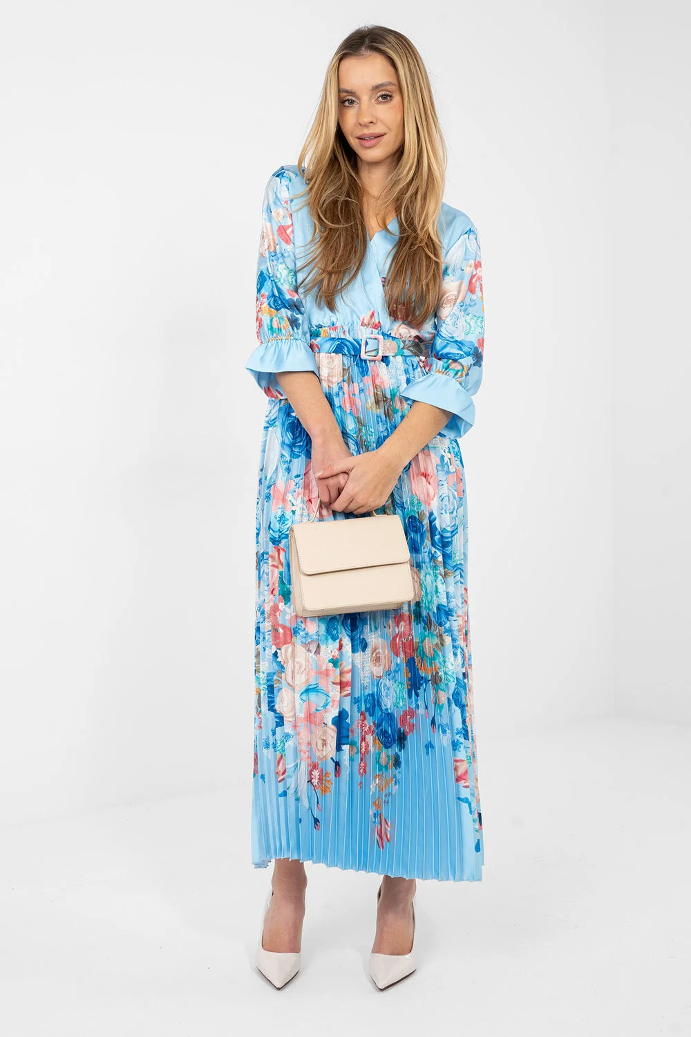 Robe de jour bleue
