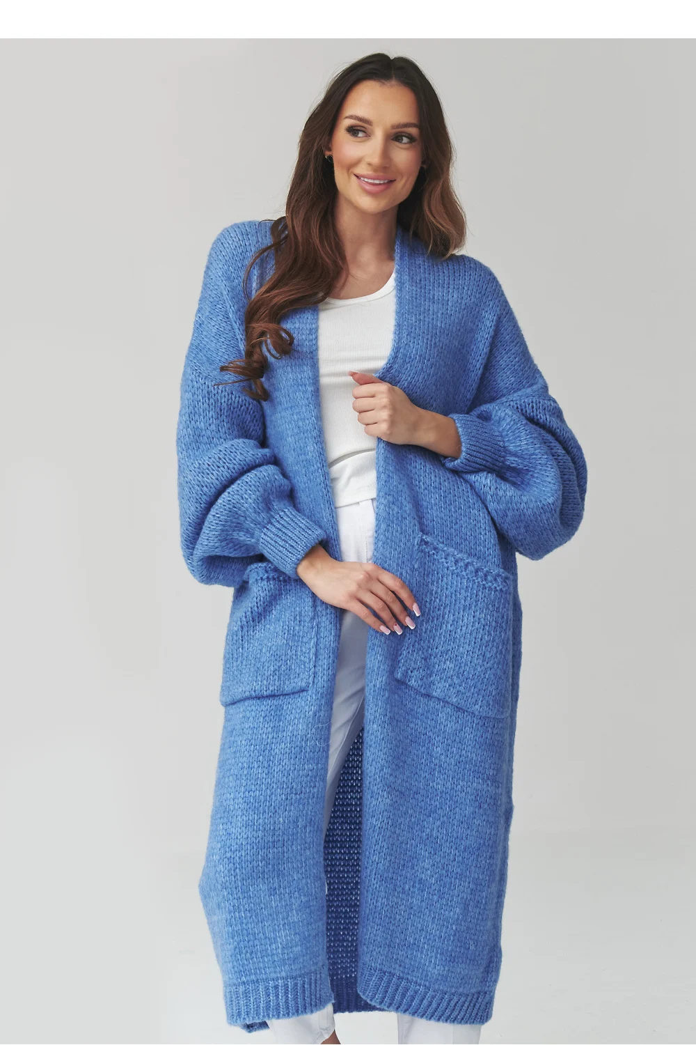 Cardigan bleu