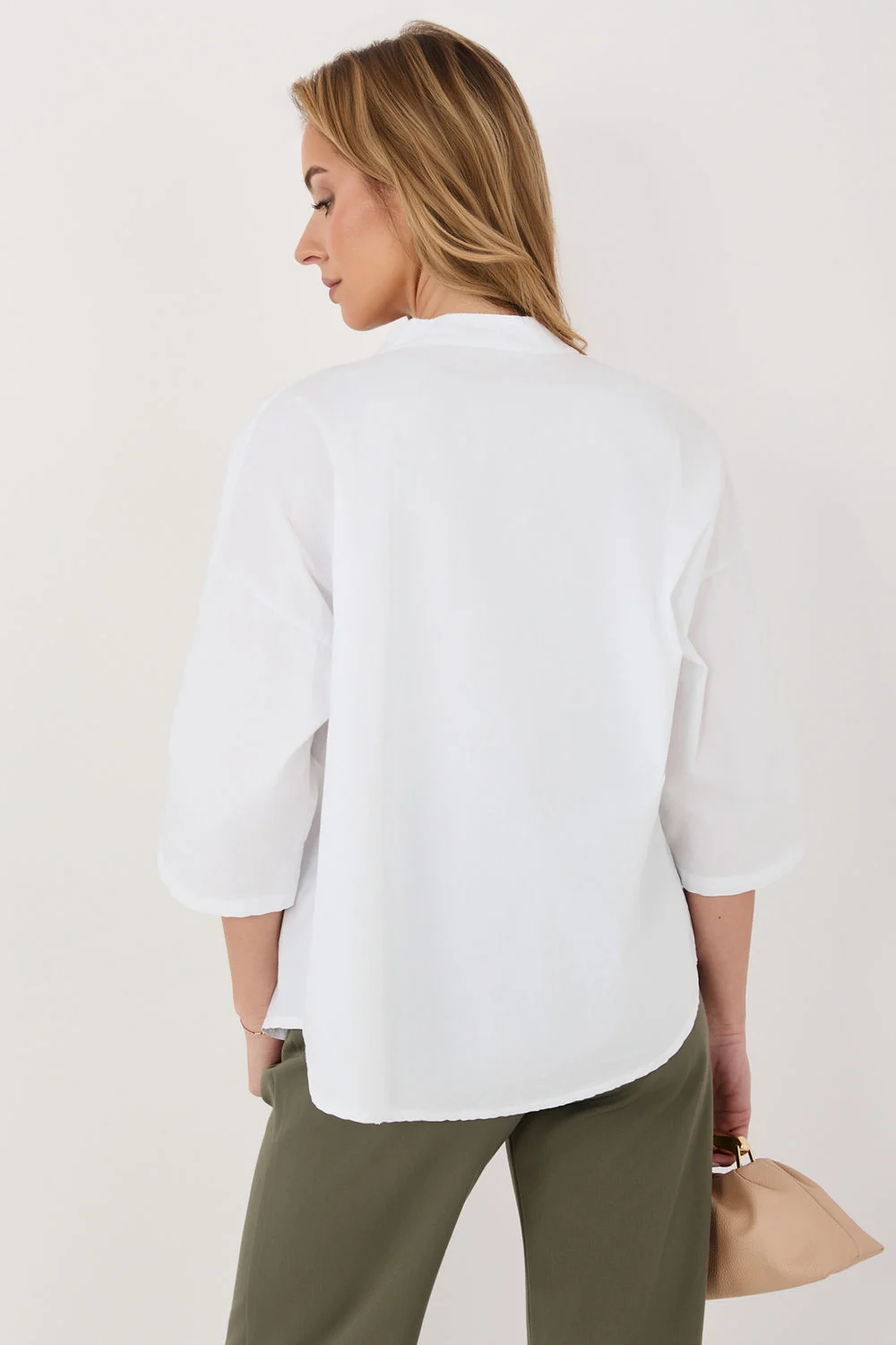 Factory Price Chemise manche 3/4 blanche