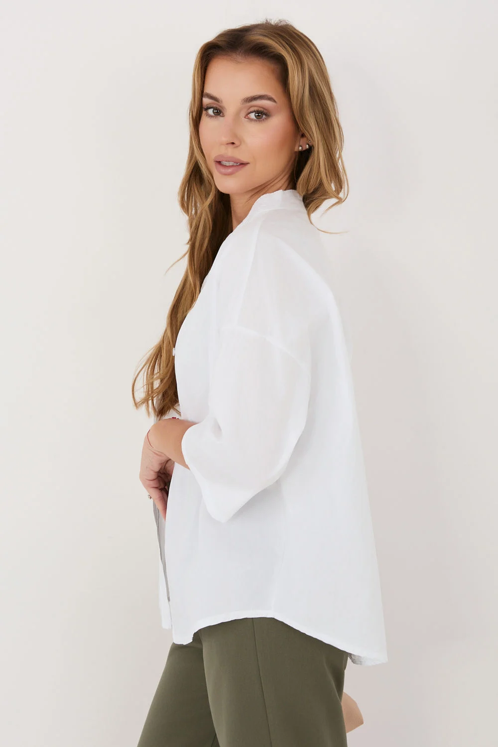 Factory Price Chemise manche 3/4 blanche