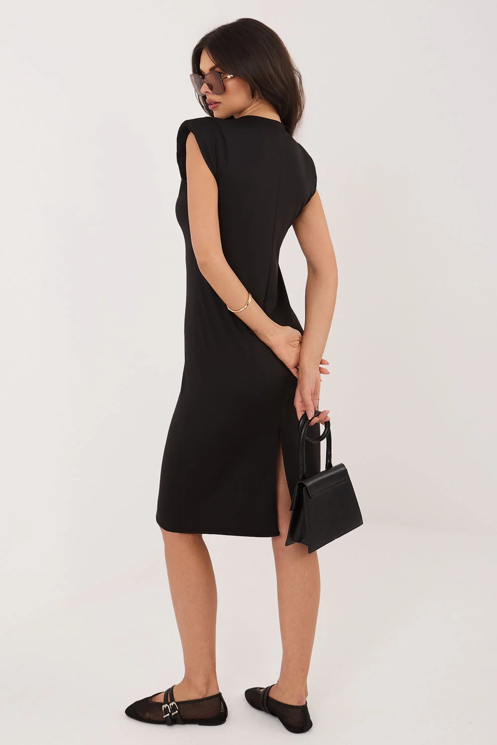 Italy Moda Robe midi noire