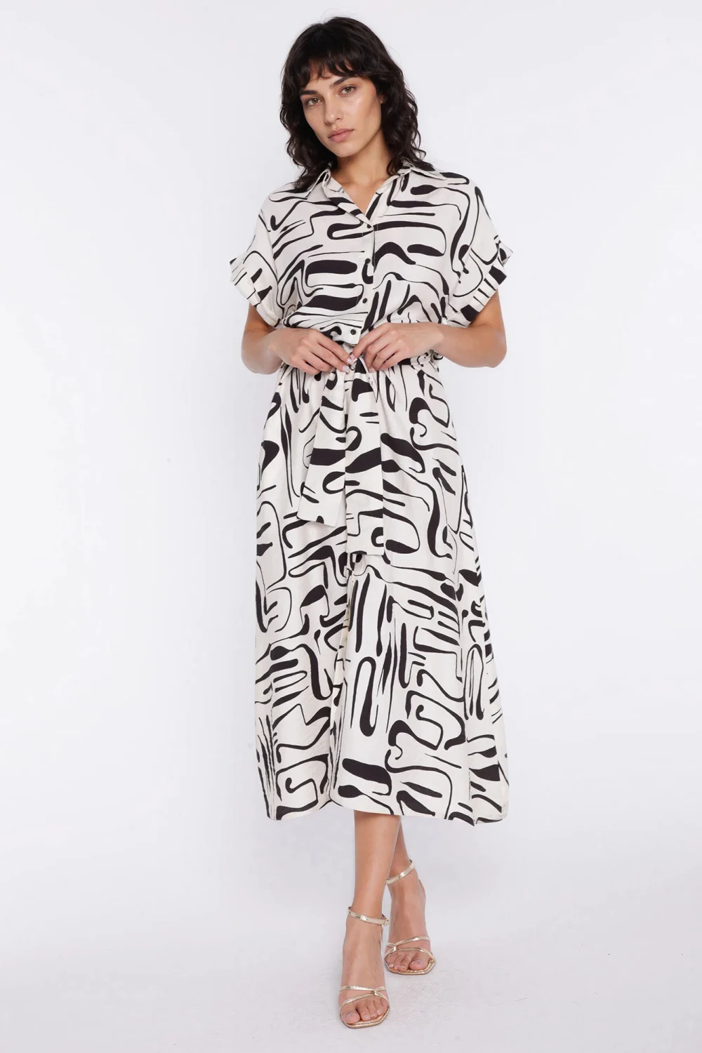 Robe de jour multicouleur