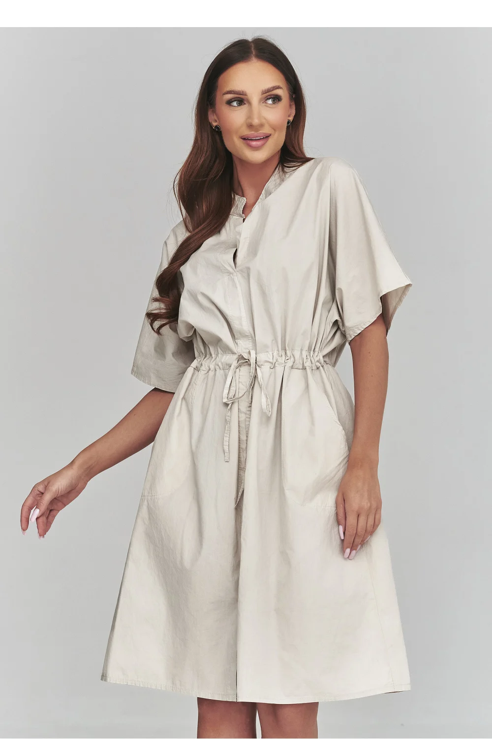 Robe de jour beige