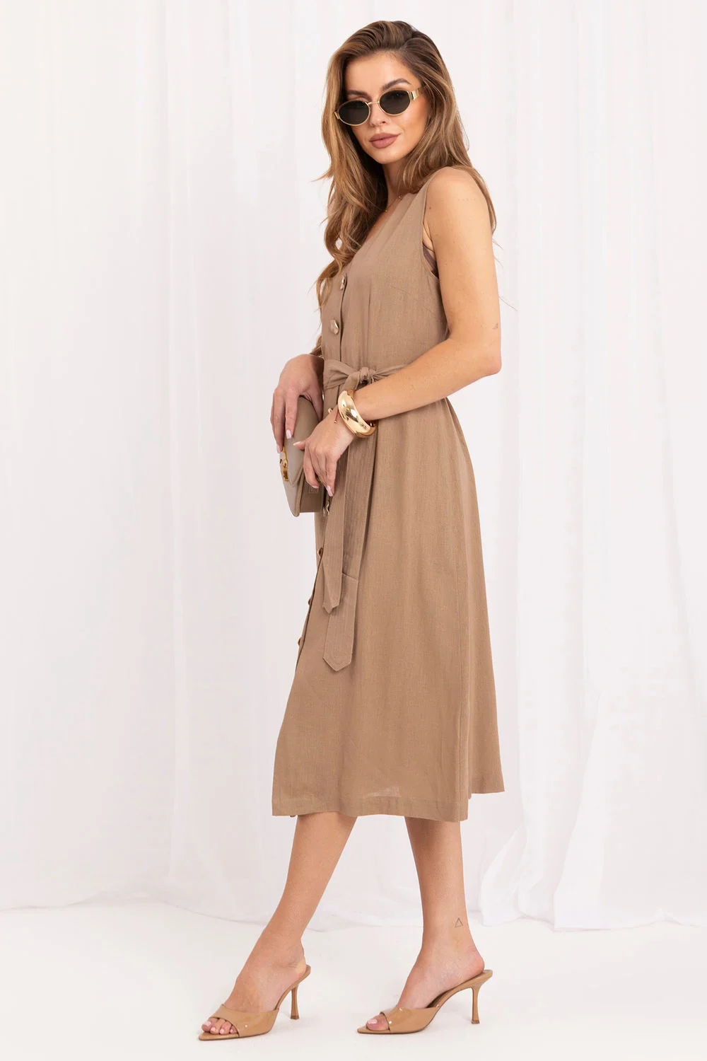Robe de jour brune – Image 2