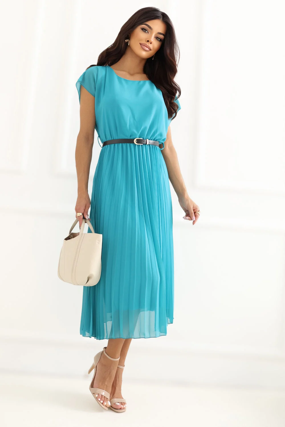 Robe de jour bleue