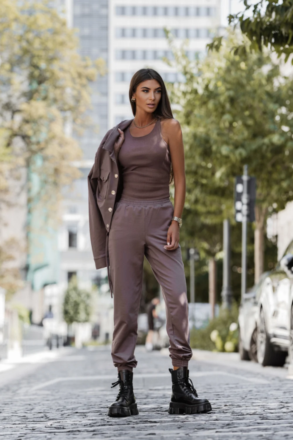 Ensemble beige