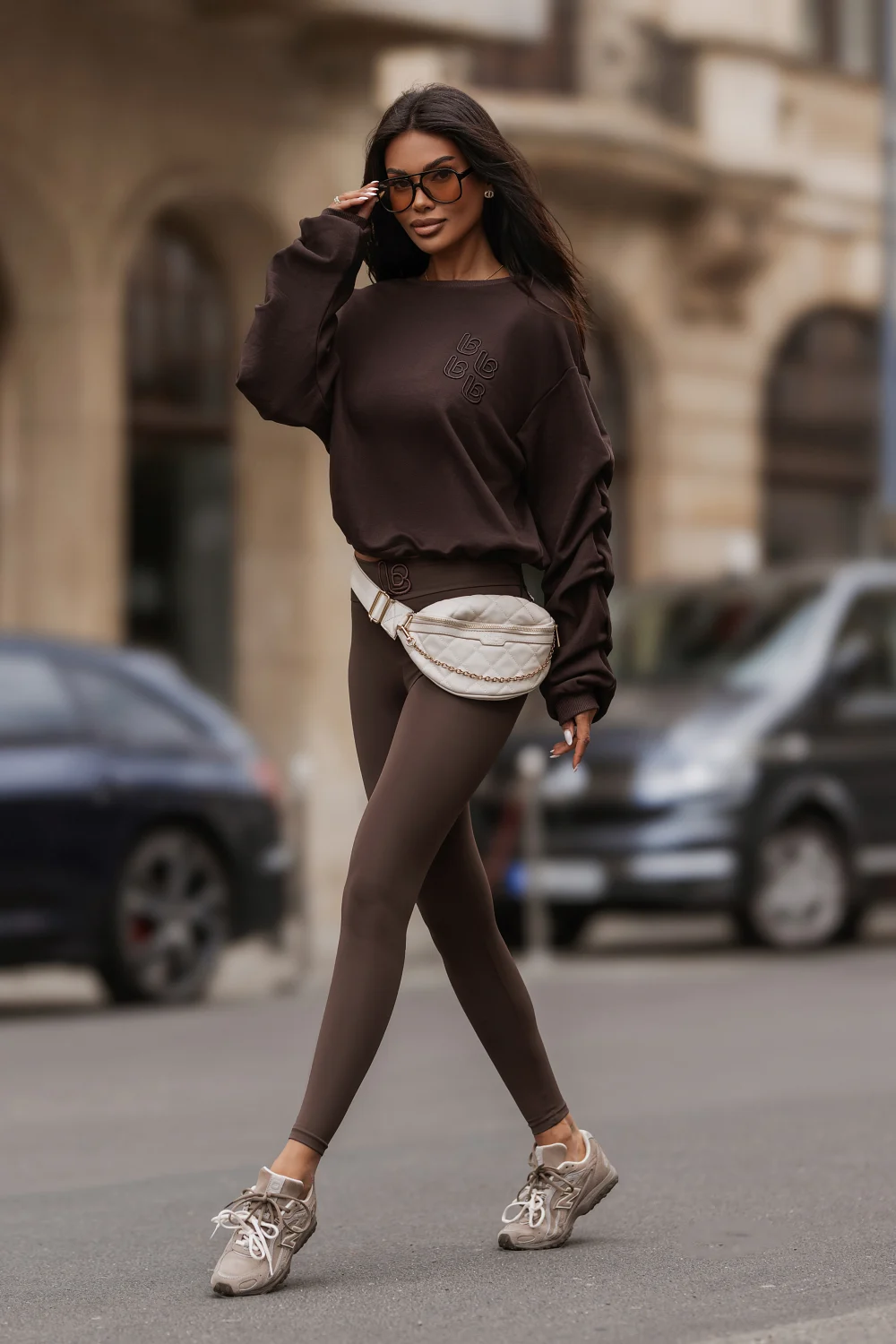 Sweatshirt brun – Image 2