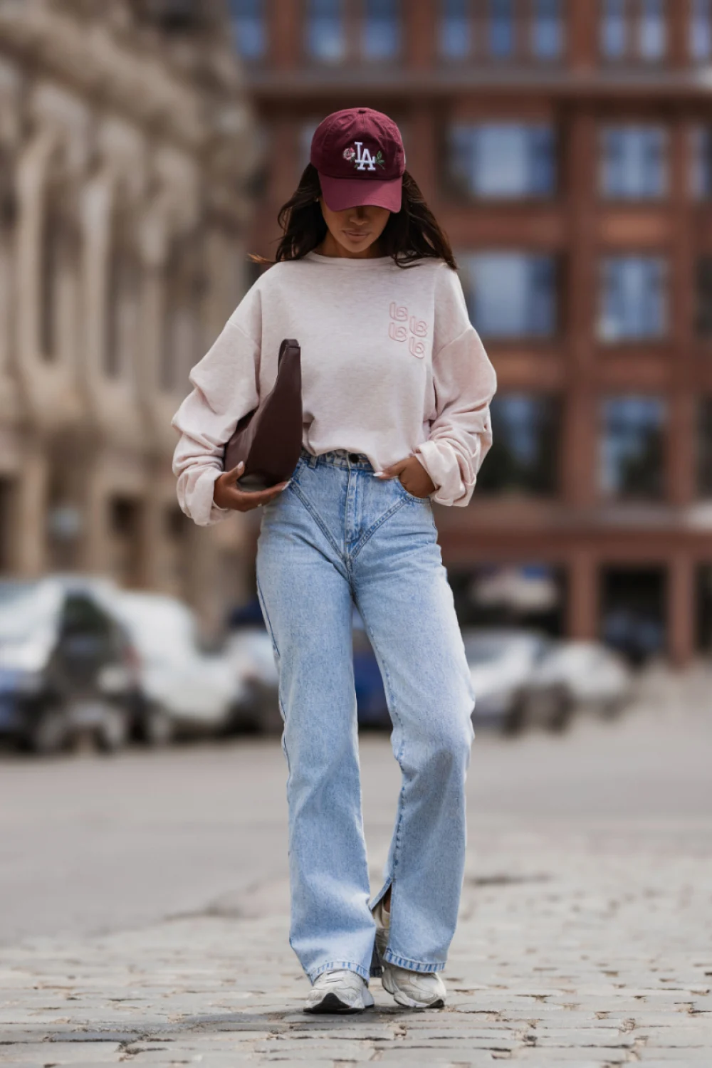 Sweatshirt rose – Image 2