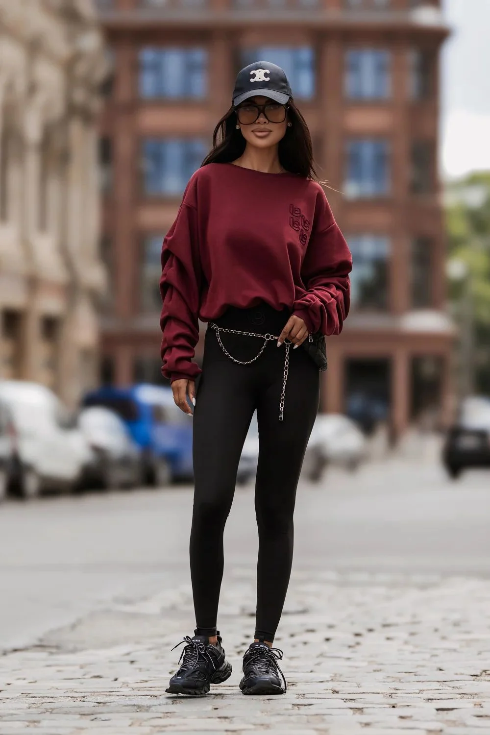 Sweatshirt rouge – Image 2