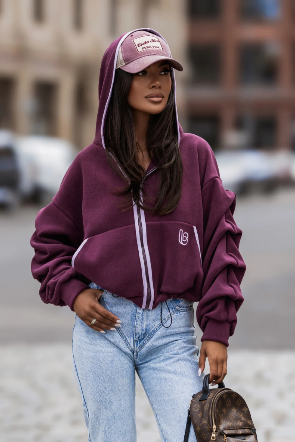 Sweatshirt violet