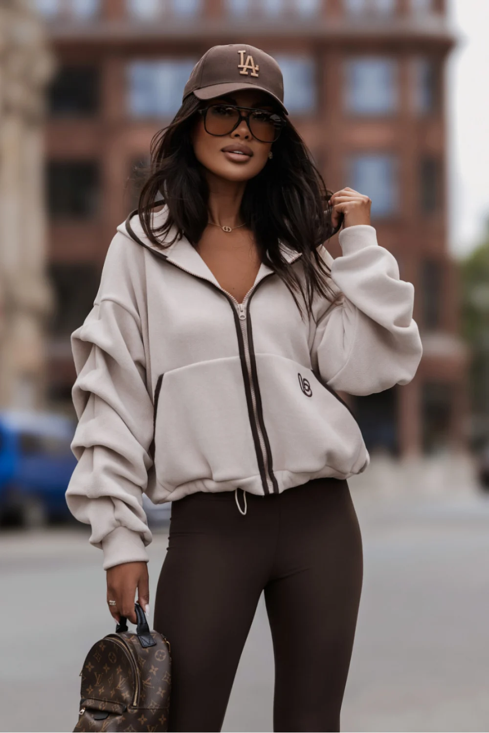 Sweatshirt beige