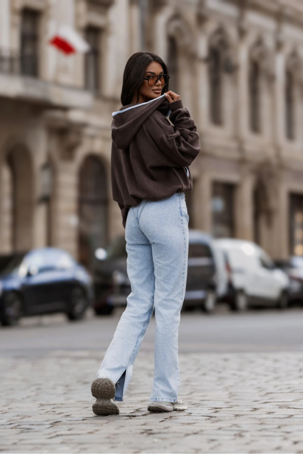 Sweatshirt brun – Image 3
