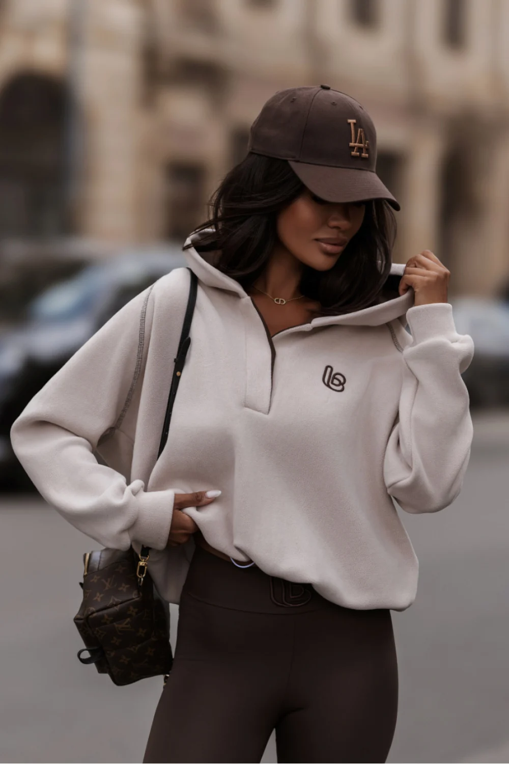 Sweatshirt beige