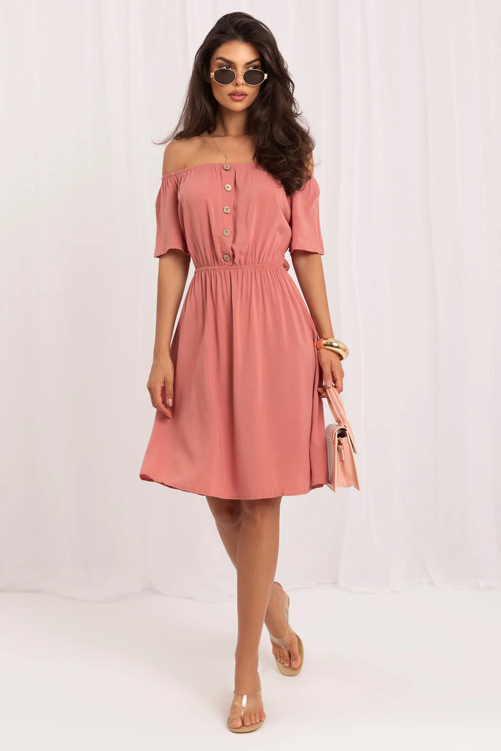Robe de jour rose