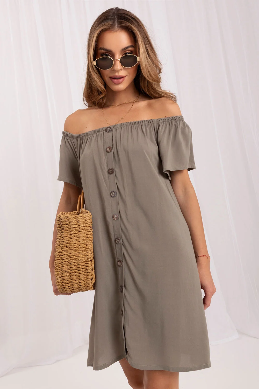 Robe de jour verte