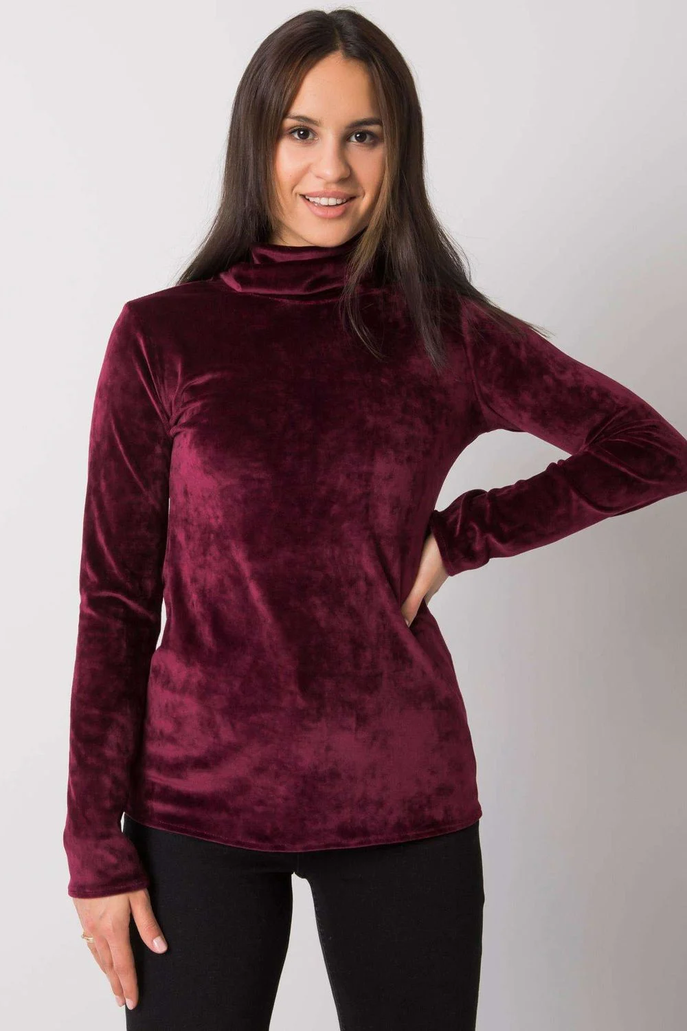 Col roulé rouge – Image 2