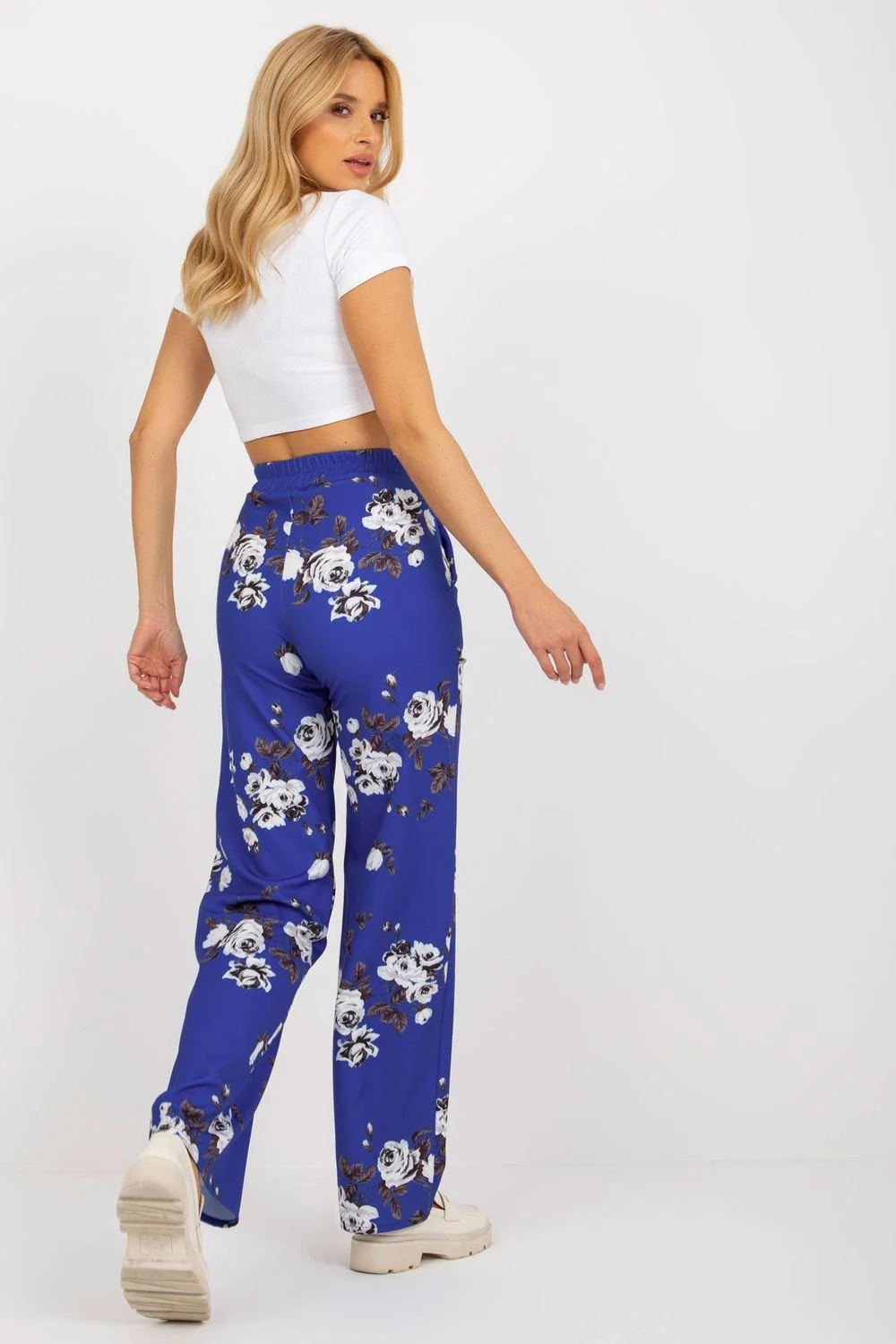 Pantalon femme bleu – Image 3