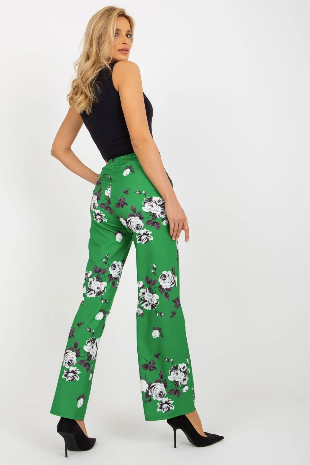 Pantalon femme vert – Image 3