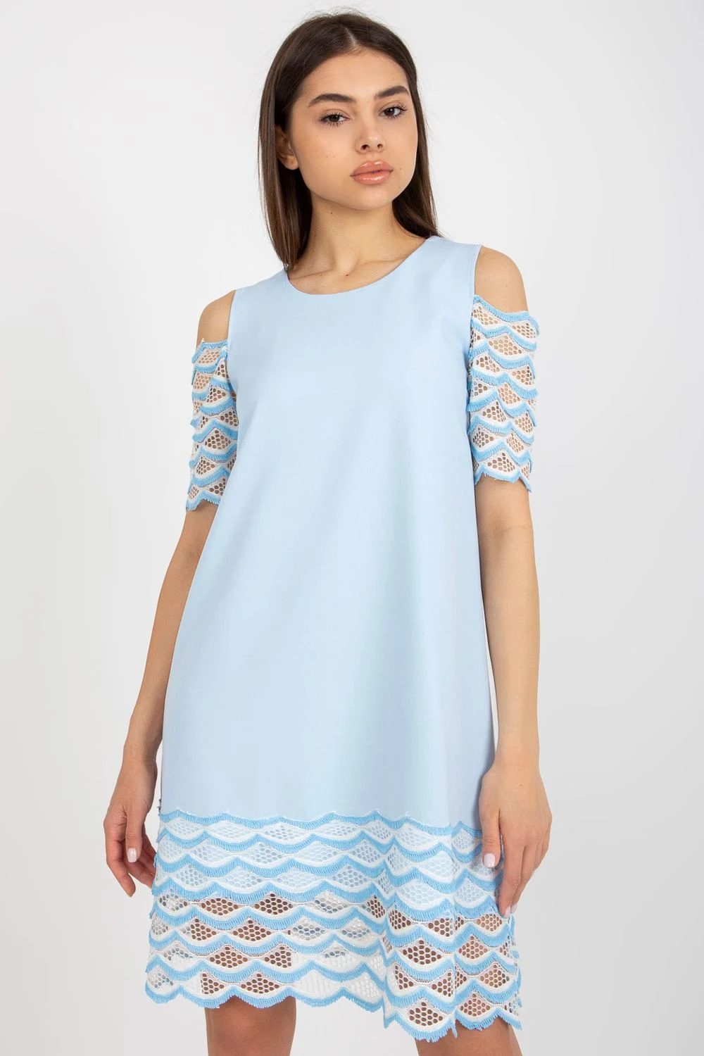 Robe de cocktail bleue – Image 1
